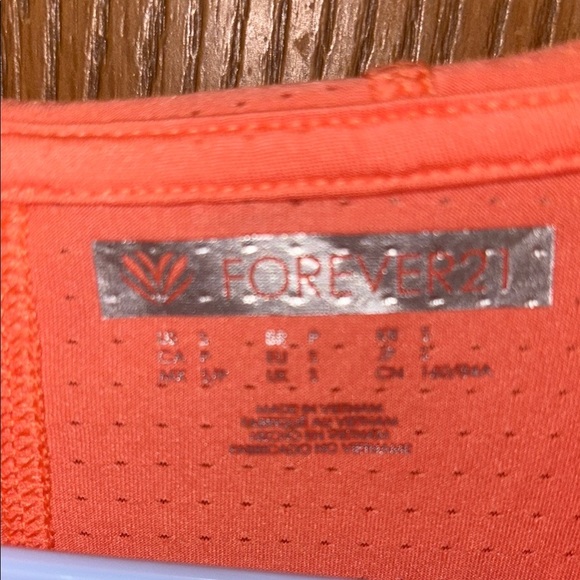 Forever 21 Coral Zip-Up Hoodie - Picture 3 of 3